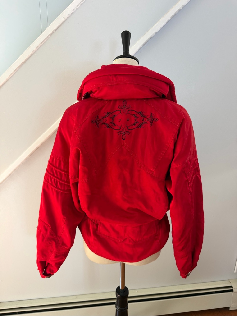 Vintage Spyder Ski Jacket Womens 8 Red Insulated Thinsulate Snow Coat 90s